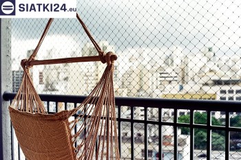 Siatki Siemiatycze - Zabezpieczająca siatka ze sznurka na balkon dla terenów Siemiatycz